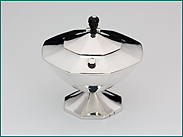 Zilveren Art Deco (thee)busje uit 1925