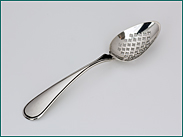 Zilveren rondfilet olijflepel uit 1881