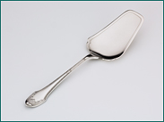 Zilveren Art Nouveau taartschep uit 1913