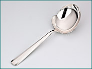Zilveren aardappellepel model 252 uit 1939