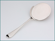 Zilveren rondfilet spiegeleischep uit 1927