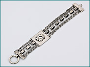 Zilveren chatelaine uit 1825