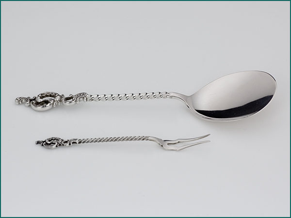 Zilveren petitfourset in etui 1858-1905-8153