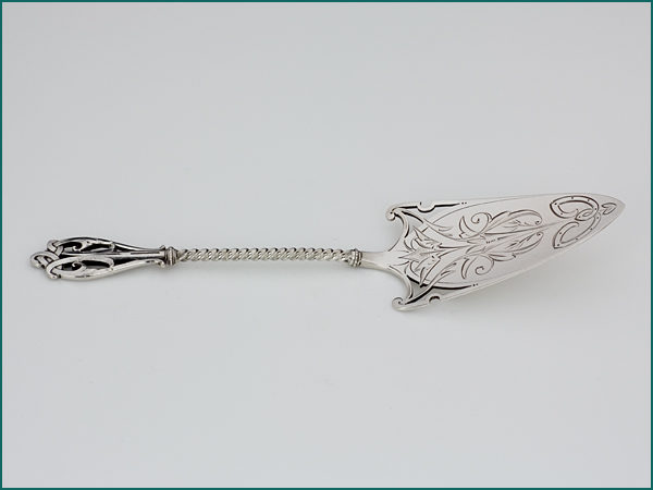 Zilveren Art Nouveau taartschepje 1858-1905-8685