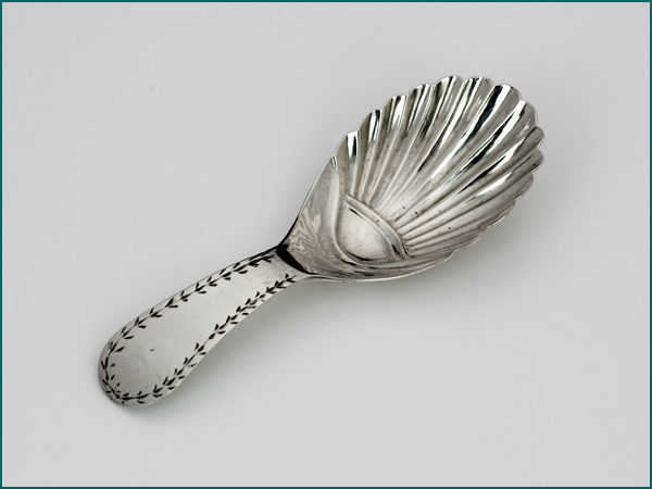 Zilveren theeschep uit 1800-0