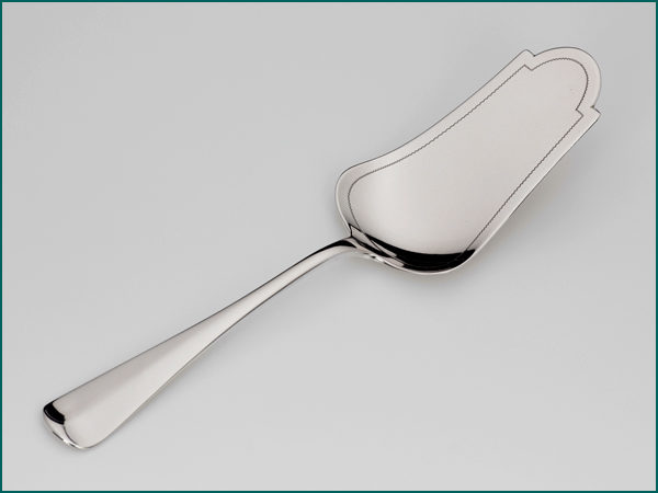 Zilveren Haags lofje taartschep uit 1924-0