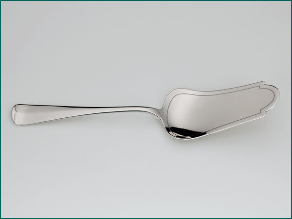 Zilveren Haags lofje taartschep uit 1924-8910