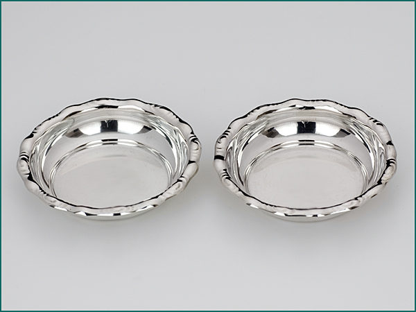 Stel zilveren amandelbakjes 1925-1953-0