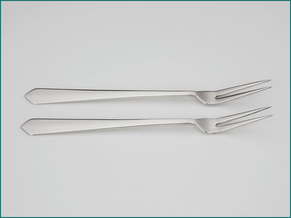 Een stel zilveren dienvorken uit 1903-9288