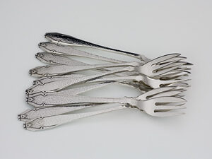 12 zilveren taartvorken-0