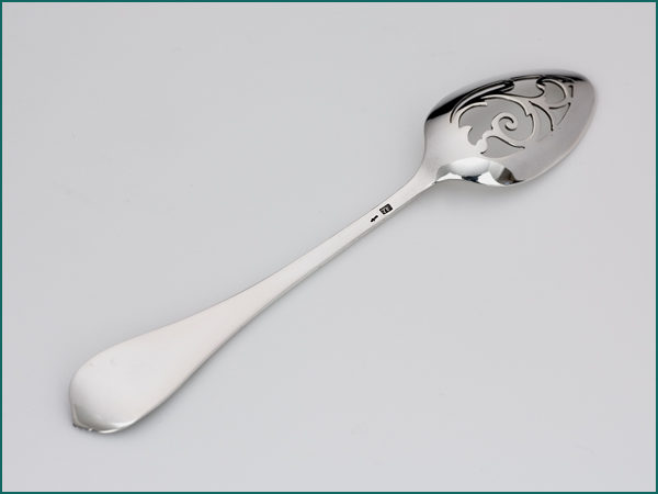 Zilveren Art Nouveau olijflepel 1906-1908-6689