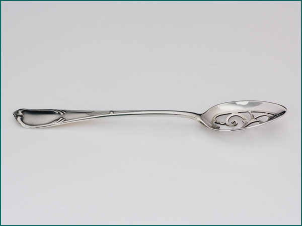 Zilveren Art Nouveau olijflepel 1906-1908-6690