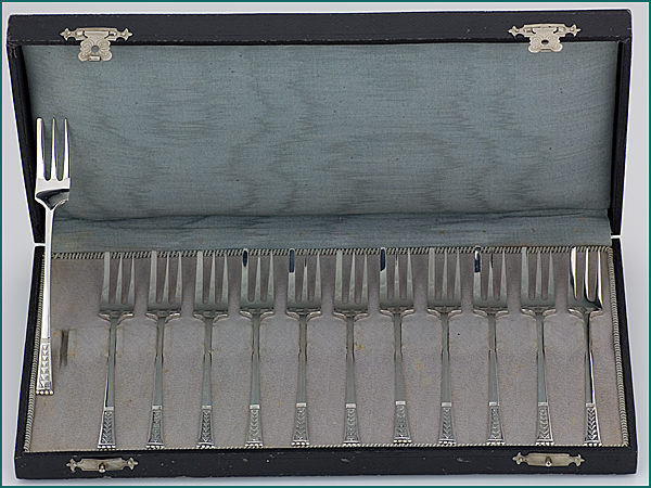 Zilveren gebaksvorken 1925-1953-0