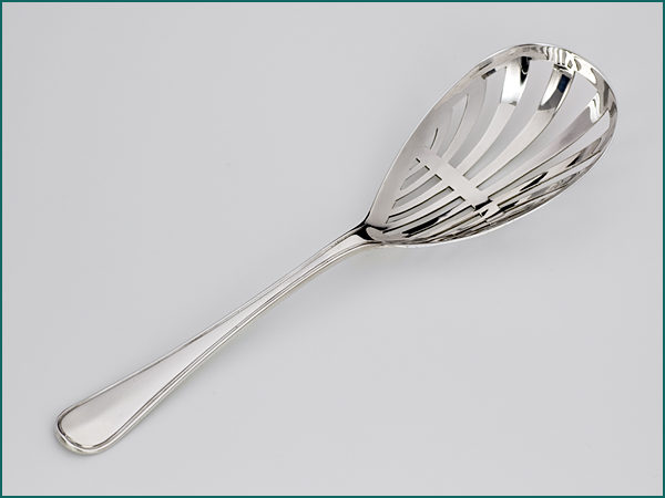 Zilveren natfruitschep model antiekfilet uit 1920-0