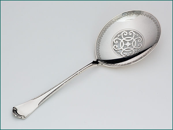 Zilveren Art Nouveau natfruitschep uit 1911-0