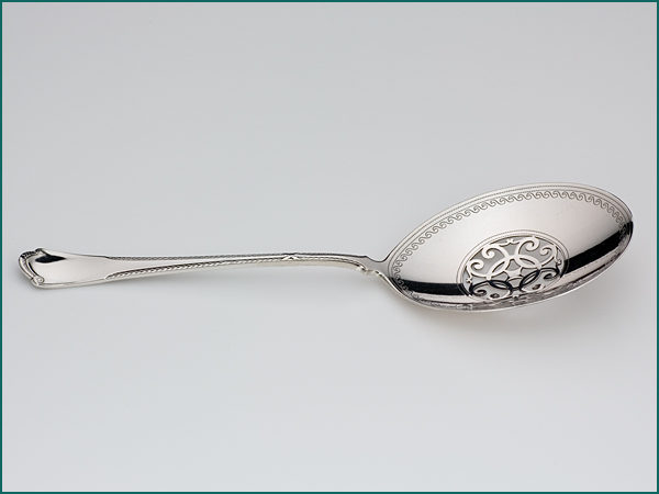 Zilveren Art Nouveau natfruitschep uit 1911-7830