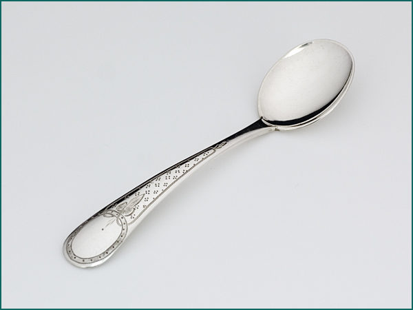 12 zilveren ijslepels met gravering uit 1875-5066