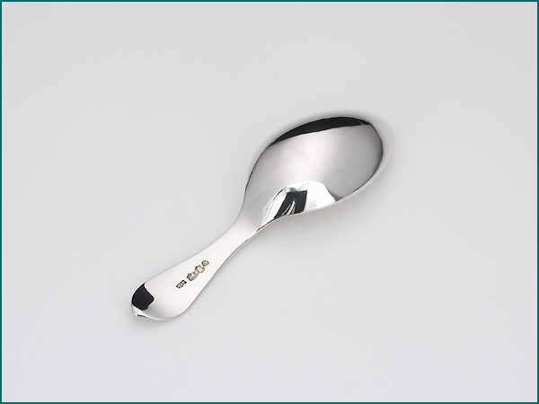 Zilveren theeduim met gravering uit 1921-5195