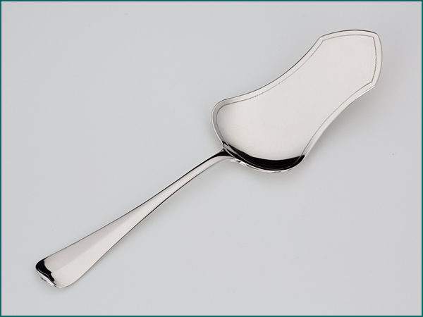 Zilveren Haags lofje taartschep uit 1912-0