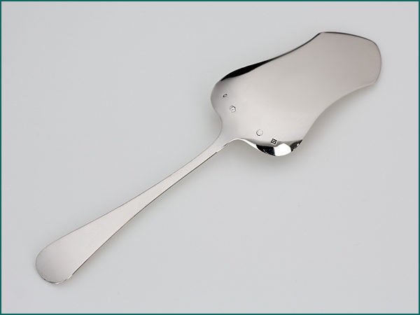 Zilveren Haags lofje taartschep uit 1912-8369