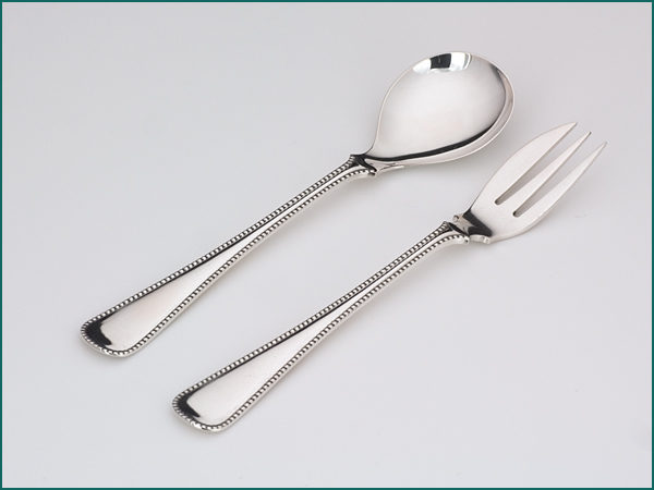 Zilveren gembercouvert met parelrand uit 1919-0