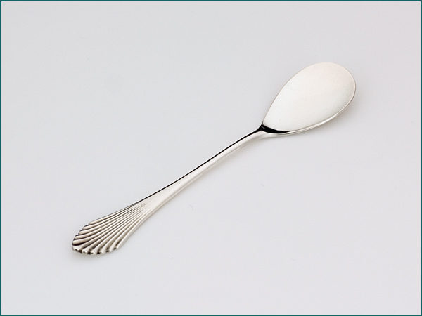 12 zilveren ijslepeltjes model waaier 1906-1924-5419