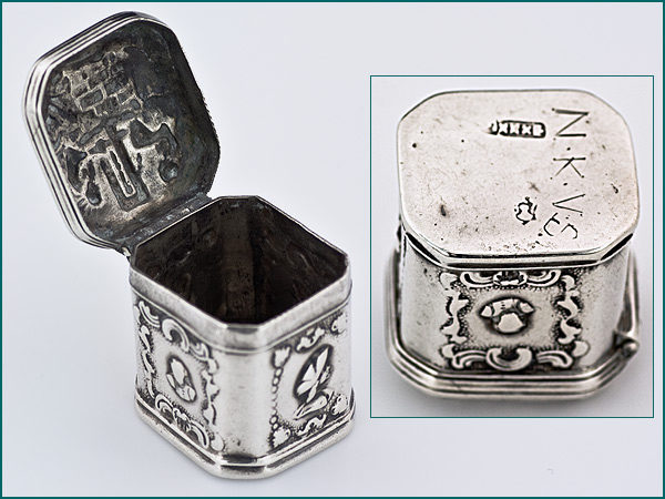 Zilveren loddereindoosje uit 1789-8207