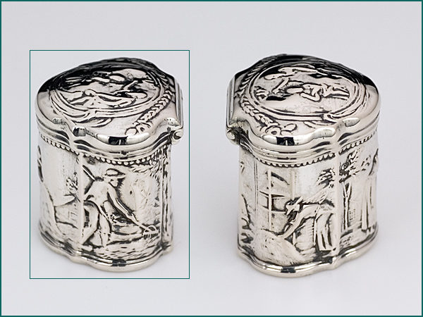 Zilveren loddereindoosje uit 1792 of 1795-4800