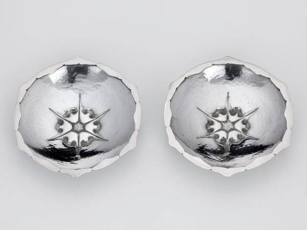 Stel zilveren schaaltjes-10158