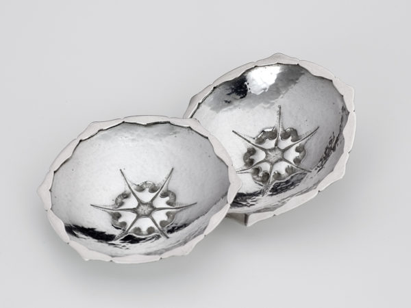 Stel zilveren schaaltjes-10159