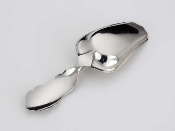 Zilveren theeschep met gravering 1849-1902-10575