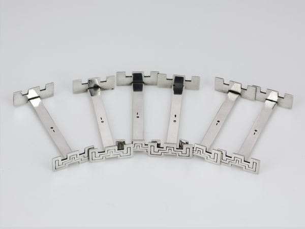 6 zilveren bestekleggers-10667