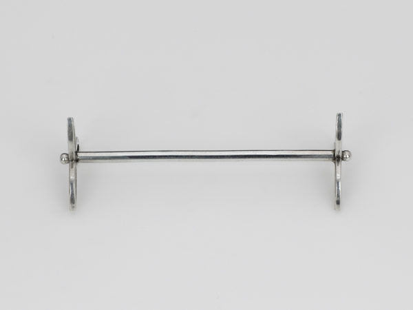 6 zilveren messenleggers 1940-1953-10814