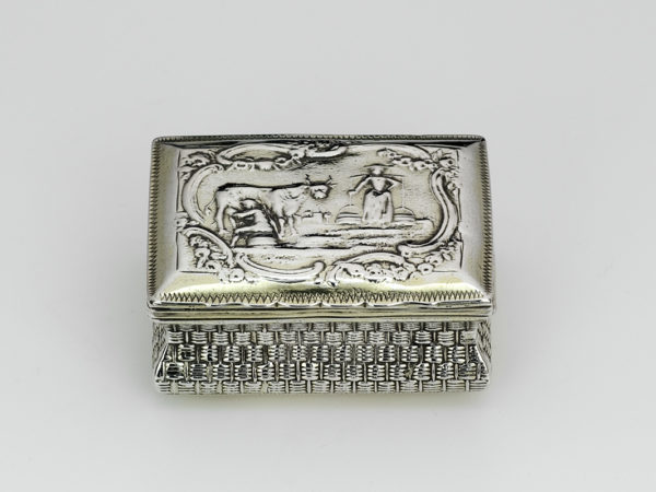 Zilveren (verguld) snuifdoos 1795-0