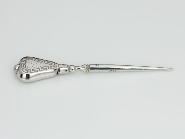 Zilveren priem met gravering 1866-1905-11831