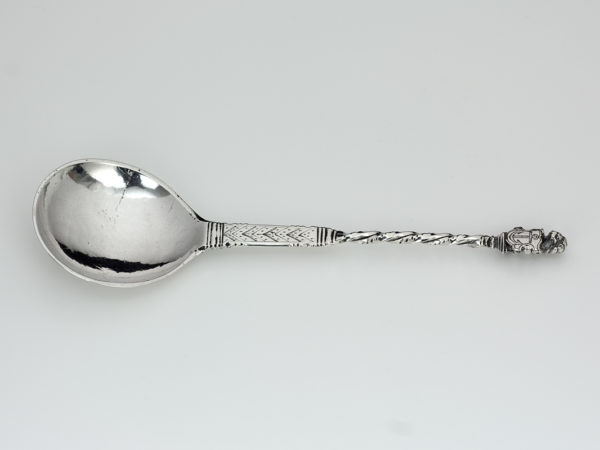 Fries zilveren gelegenheidslepel 1664-1680 (Dokkum)-12337