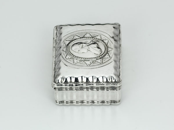 Zilveren snuifdoos met stadhouder Willem V uit 1788-12717