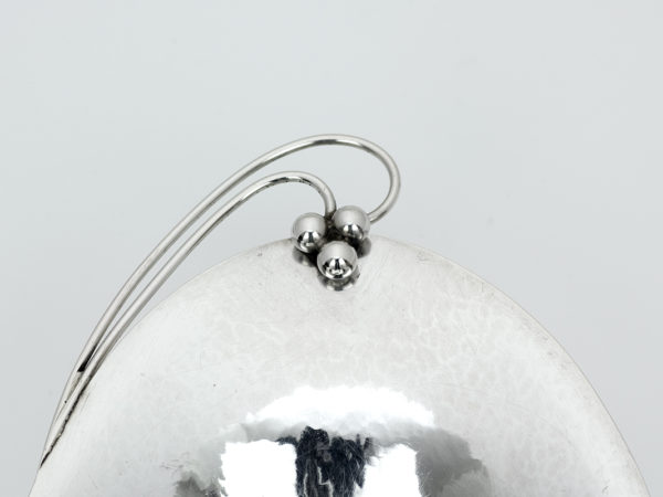 Zilveren gehamerd bonbonschaaltje-12873