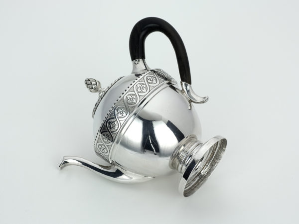 Zilveren trekpotje met gravering uit 1798-13134