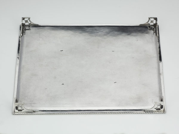 Zilveren cabaret op pootjes uit 1780-13245