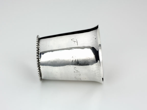 Zilveren (doop)beker uit 1720 (Zutphen)-13678