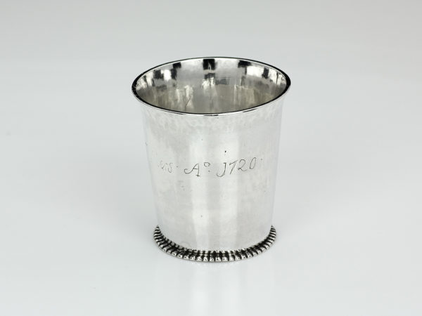Zilveren (doop)beker uit 1720 (Zutphen)-0