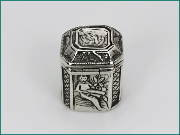 Zilveren loddereindoosje 1799-1806 (Dokkum)-13969