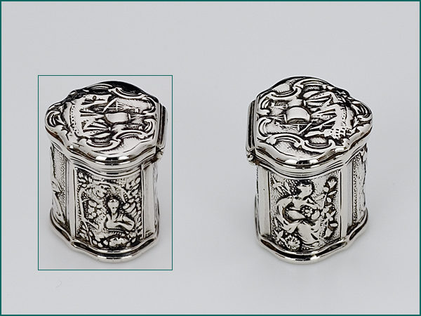 Zilveren loddereindoosje uit 1772-13984