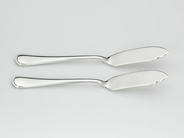 Stel zilveren botermesjes model Prinses 1069 uit 1967-14518