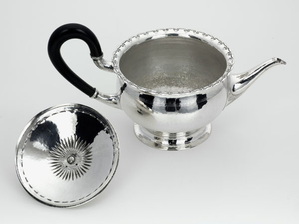 4 delig zilveren servies-14732