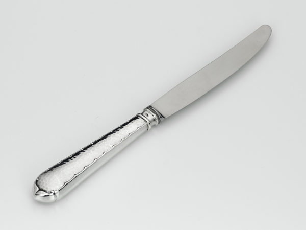 11 fruitmesjes met zilveren gehamerde heften 1906-1941-14753