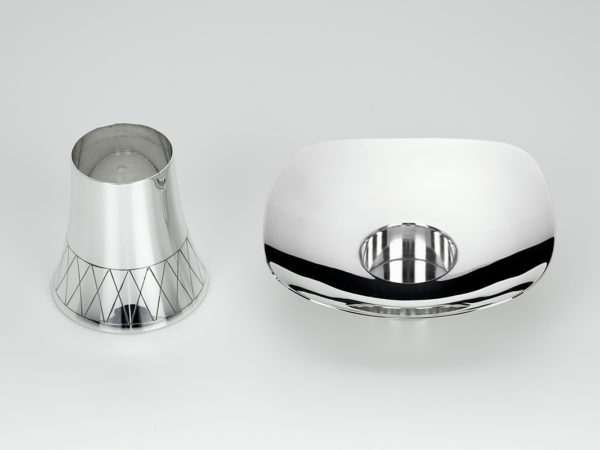 Zilveren kandelaar Gustav Beran-14739