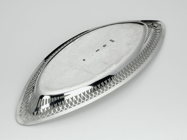 Zilveren opengewerkt blaadje uit 1804-15105