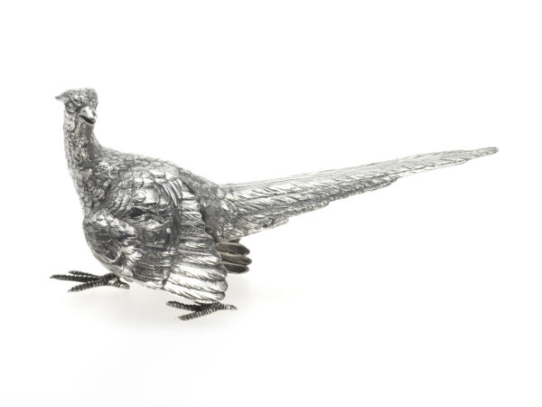 Zilveren tafelstuk fazant uit 1958-15231